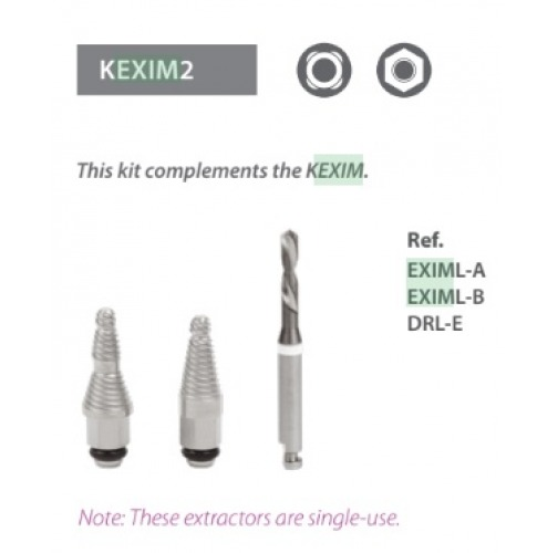 EXTRACTOR DE IMPLANTES CON CONEXIONES INTERNAS COMPLEJAS A - B - Imagen 3